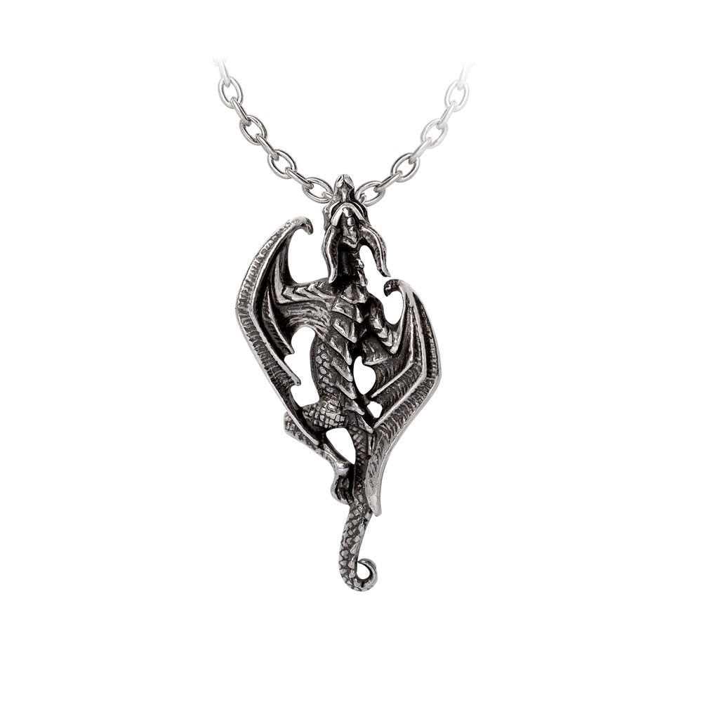 Alchemy Gothic Niflheim Lizard Dragon Rebirth Pendant P984
