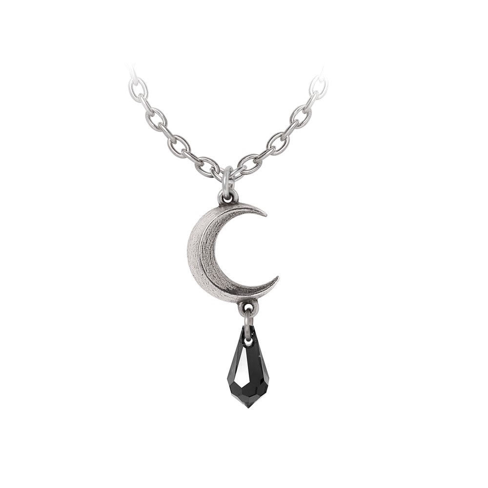 Alchemy Gothic Tears of the Moon Black Pendant P992