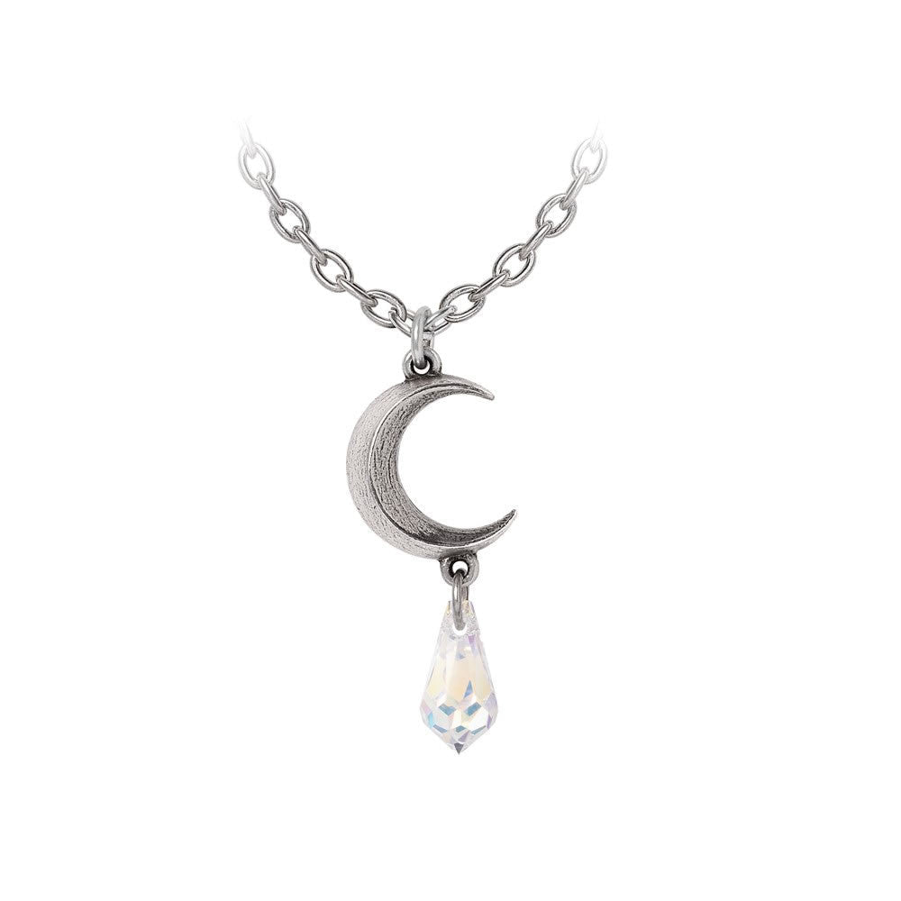 Alchemy Gothic Tears of the Moon Clear Pendant P992