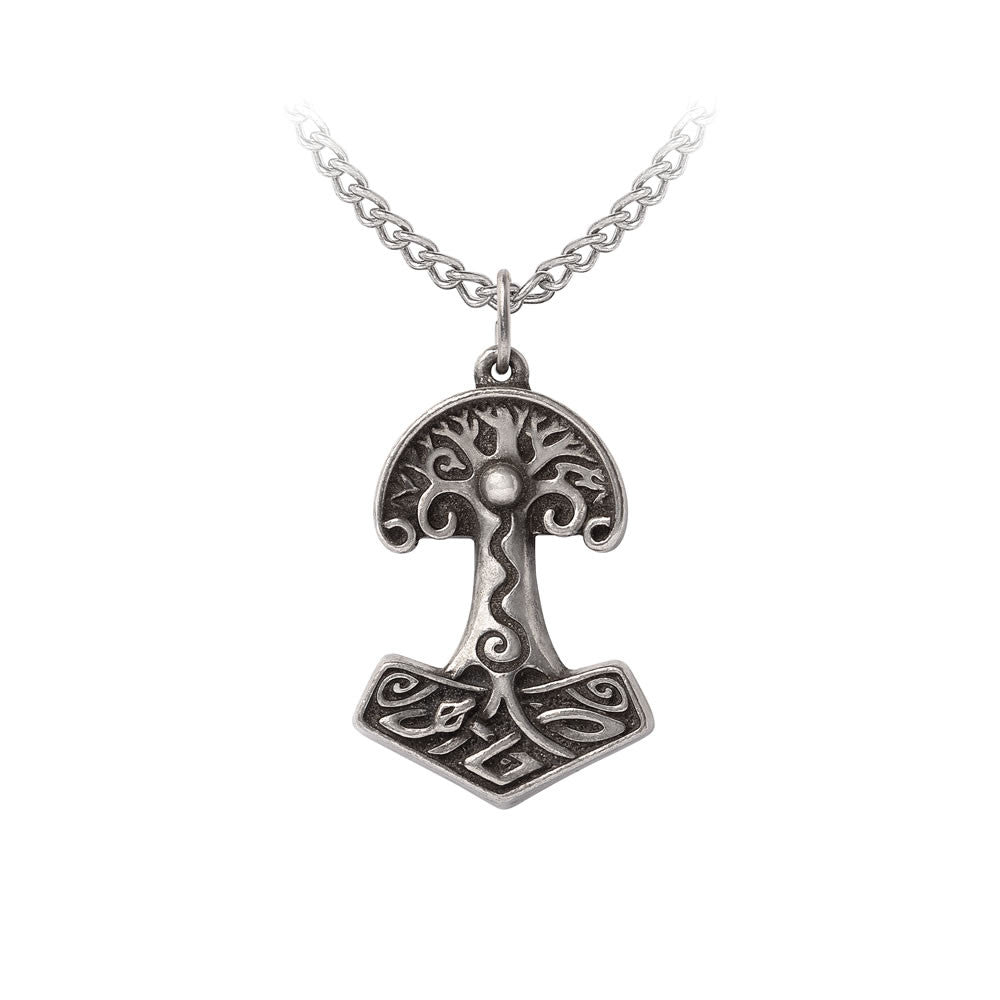 Alchemy Gothic Yggdrsil Viking World Tree Pendant P994