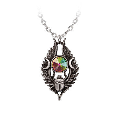 Alchemy Goth Dea Umbra Nili Beetle Pagan Pendant P995