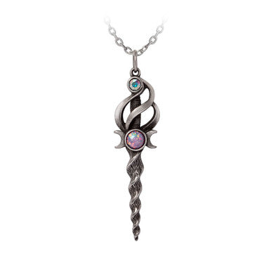 Alchemy Gothic Lunacorn Wand Pendant P999