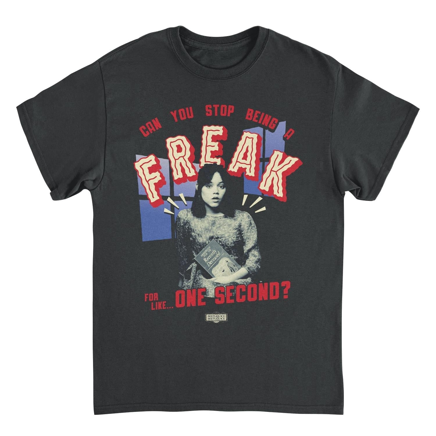 Beetlejuice Freak Astrid Black T-Shirt