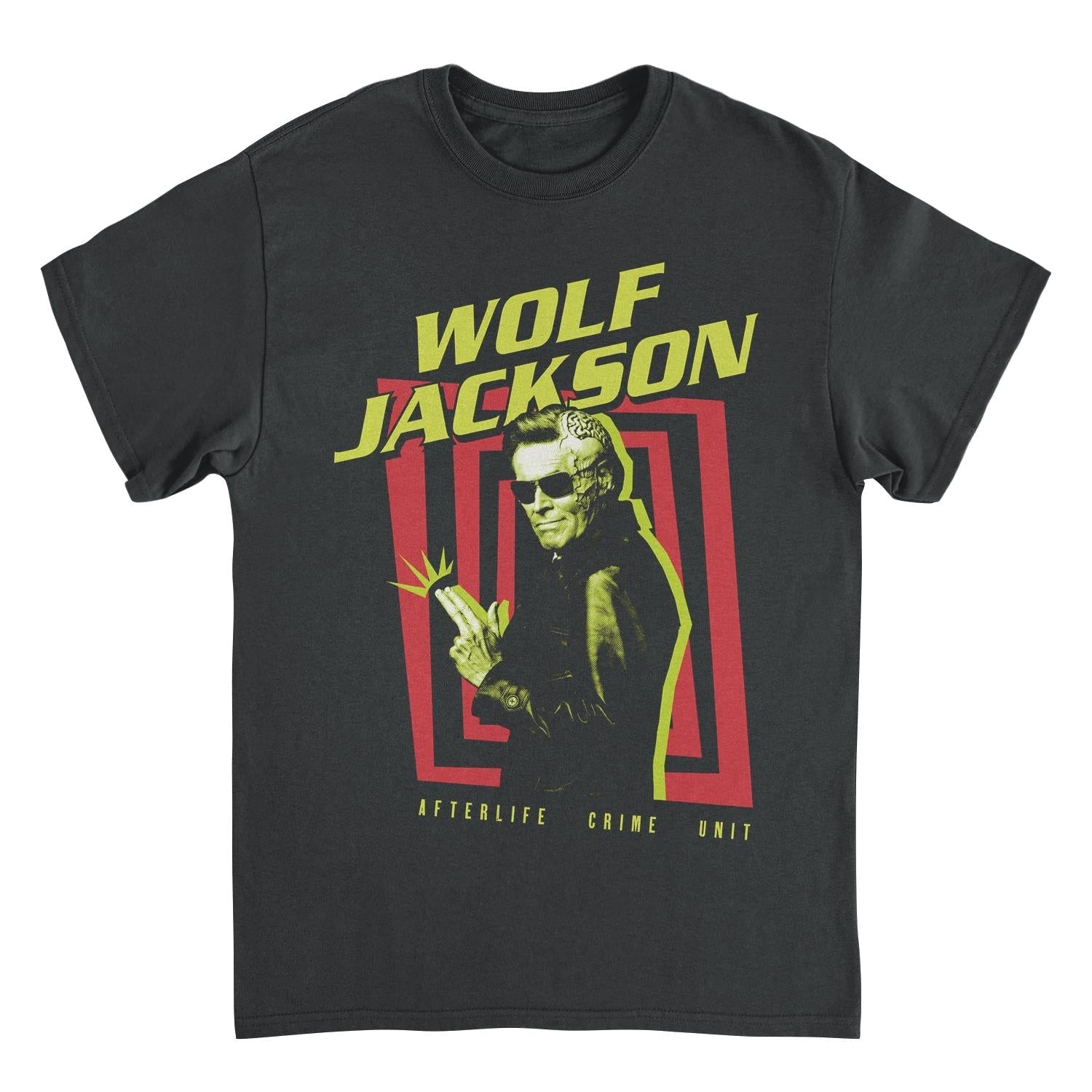 Beetlejuice Wolf Jackson Black T-Shirt