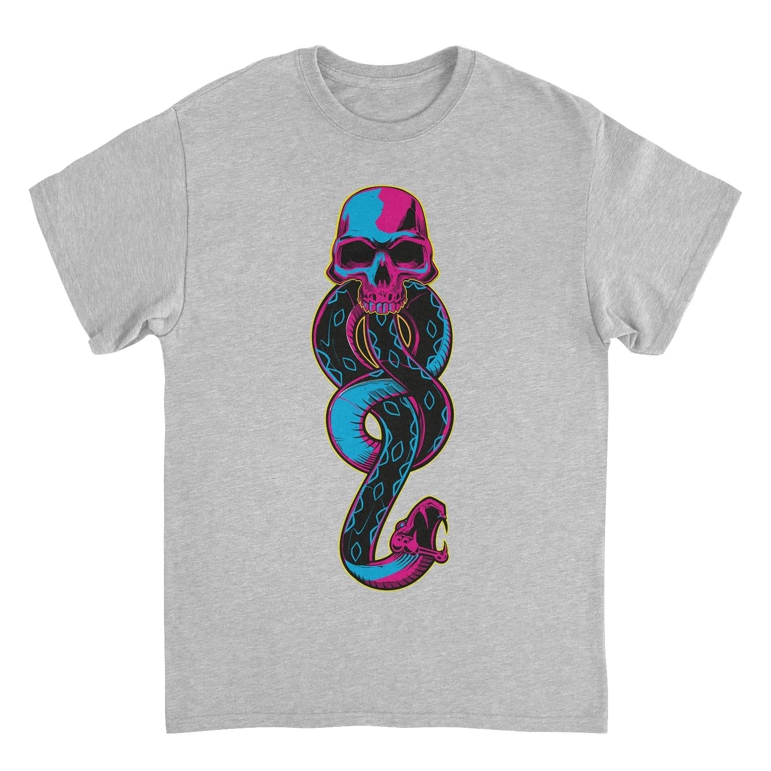 Harry Potter Voldemort Dark Mark Light Grey T-Shirt
