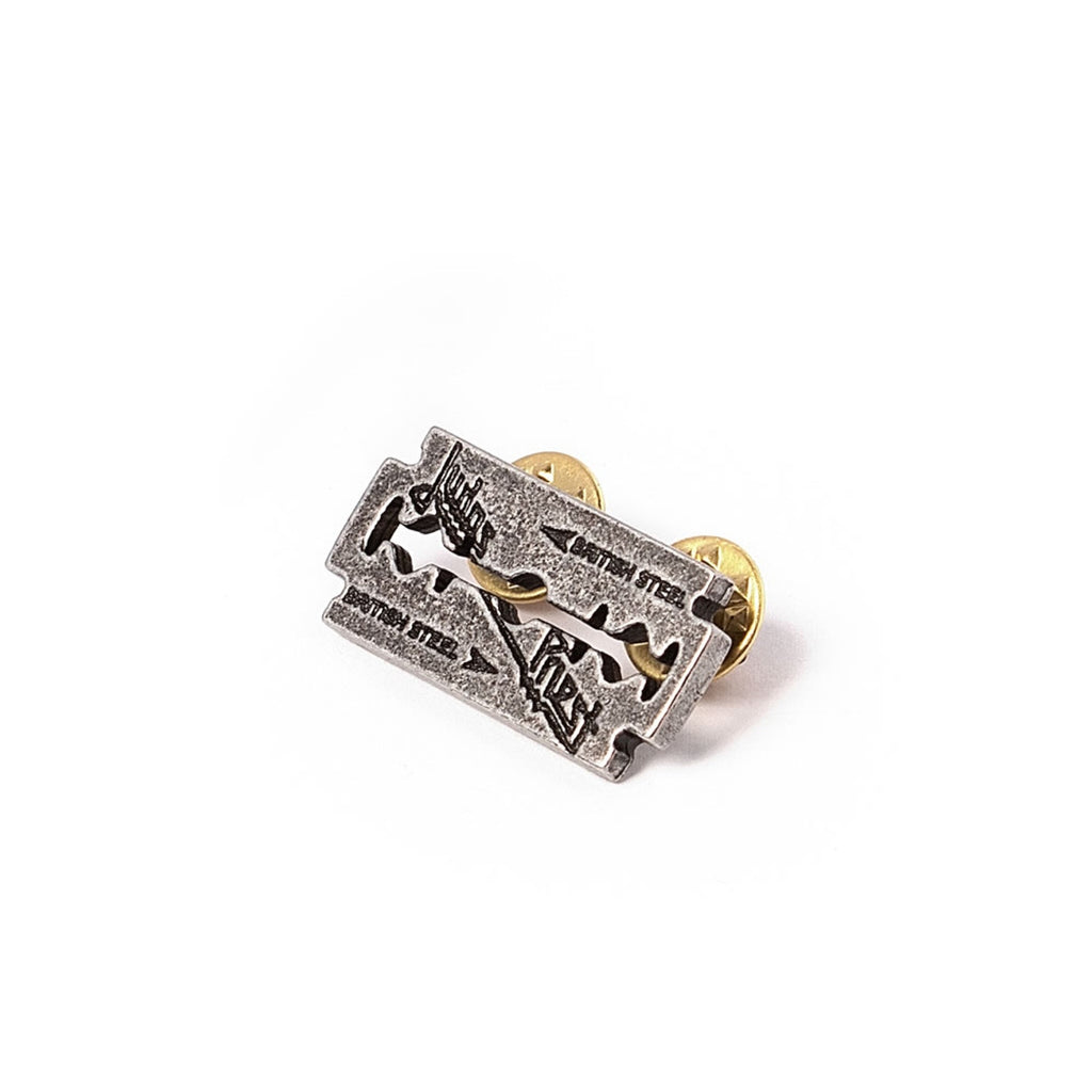 Alchemy Gothic Judas Priest Razor Blade Band Pin PC517