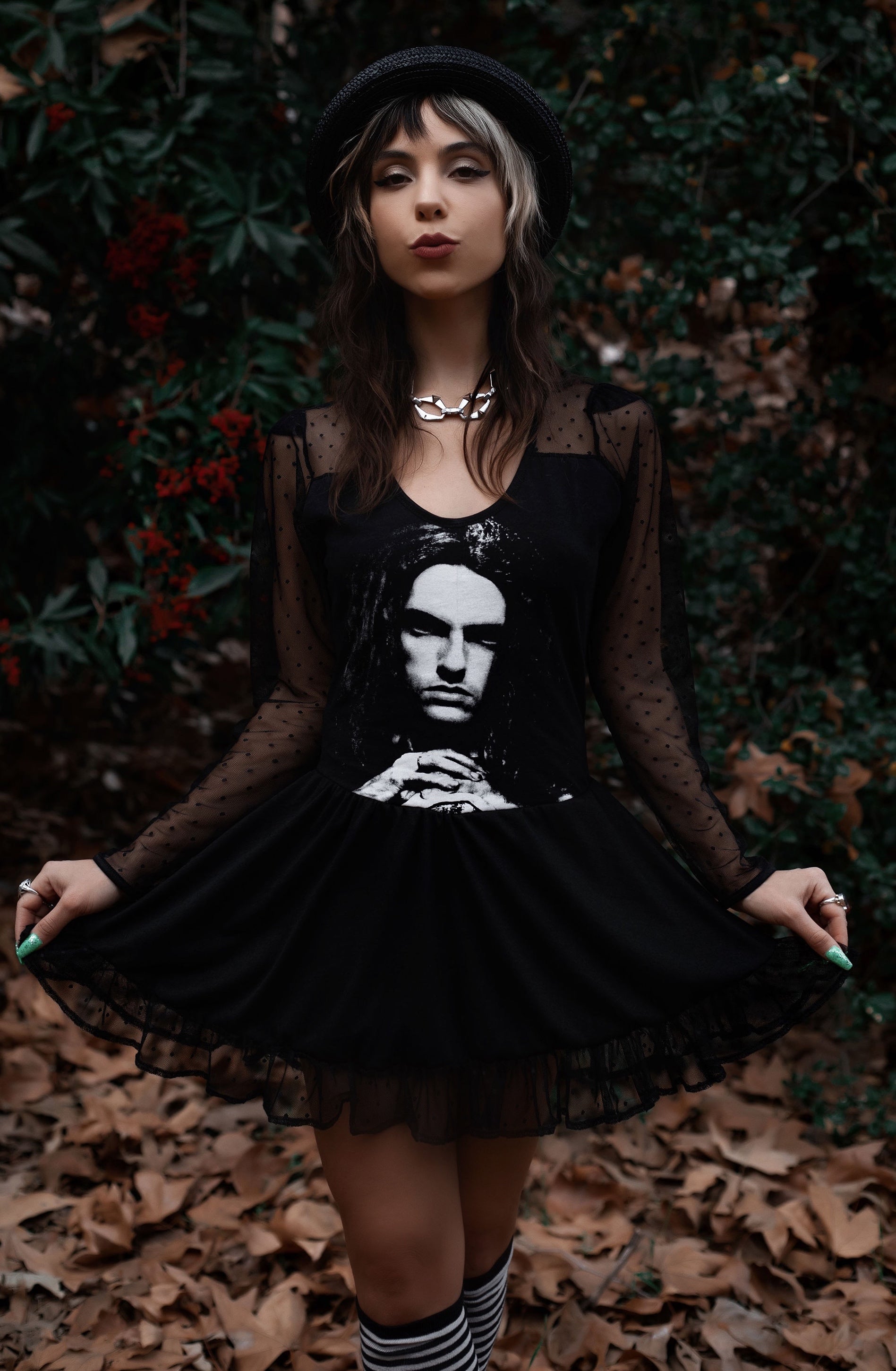 Vera's Eyecandy Peter Steele Ballerina Mesh Dress