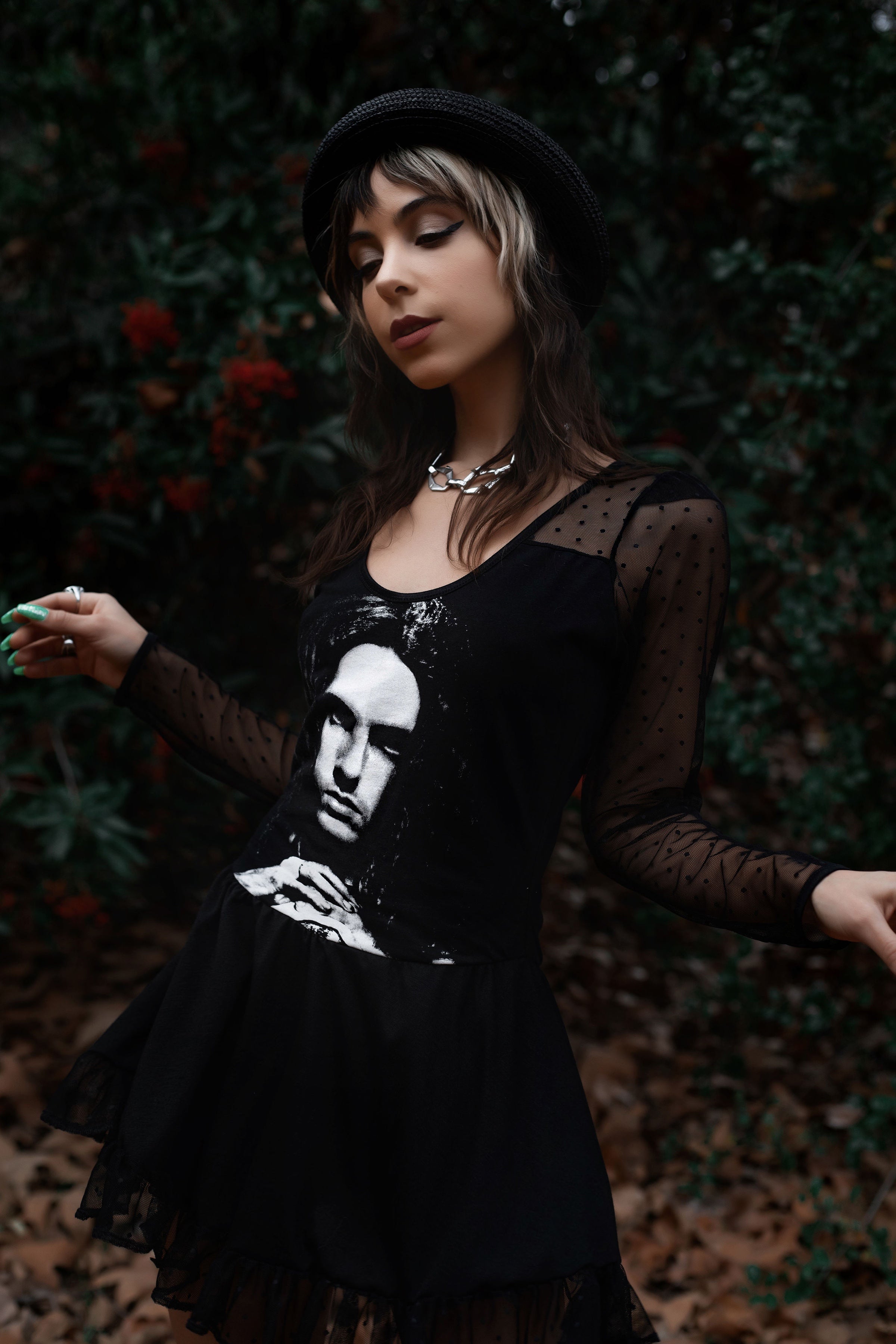 Vera's Eyecandy Peter Steele Ballerina Mesh Dress