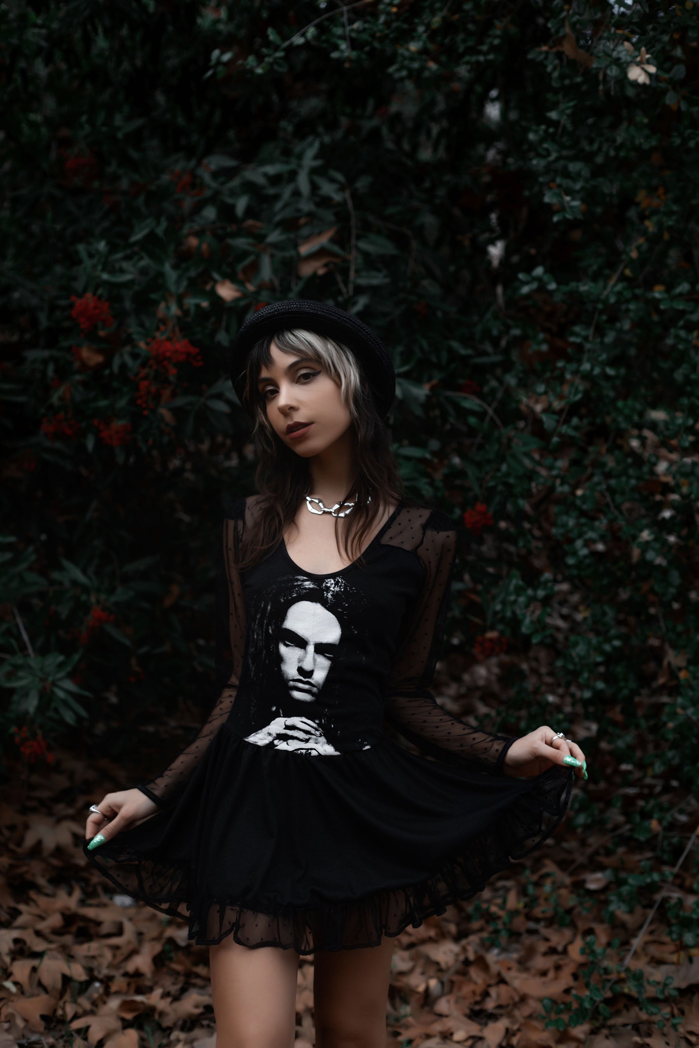 Vera's Eyecandy Peter Steele Ballerina Mesh Dress