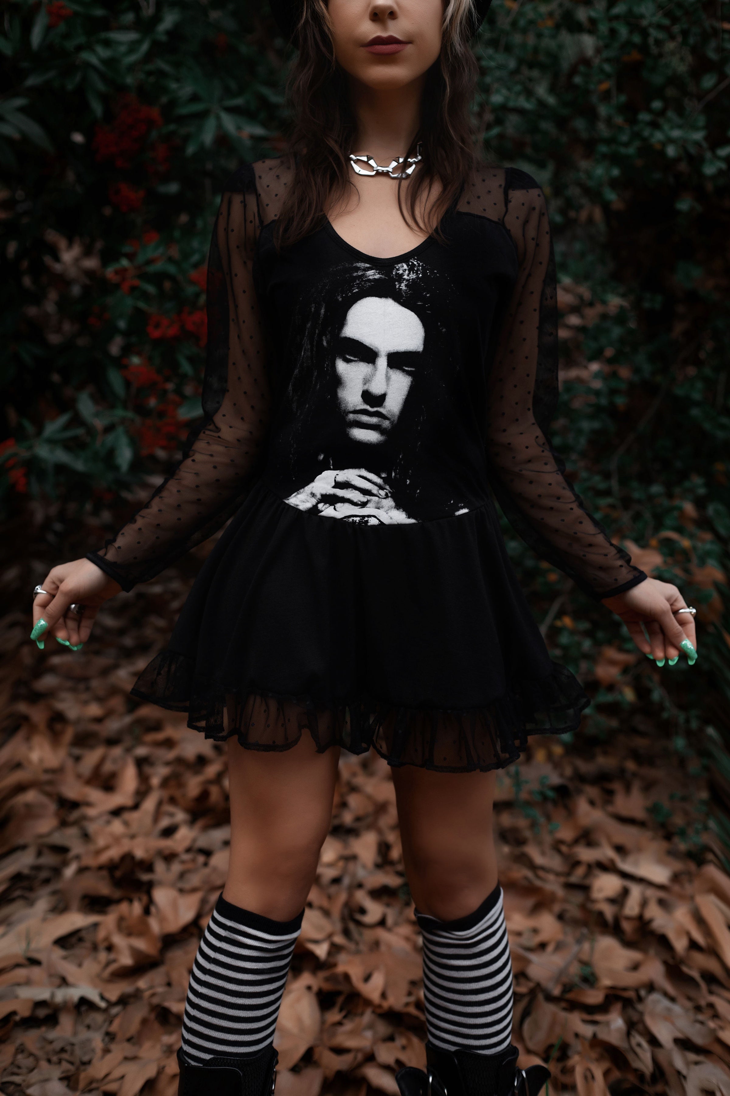 Vera's Eyecandy Peter Steele Ballerina Mesh Dress