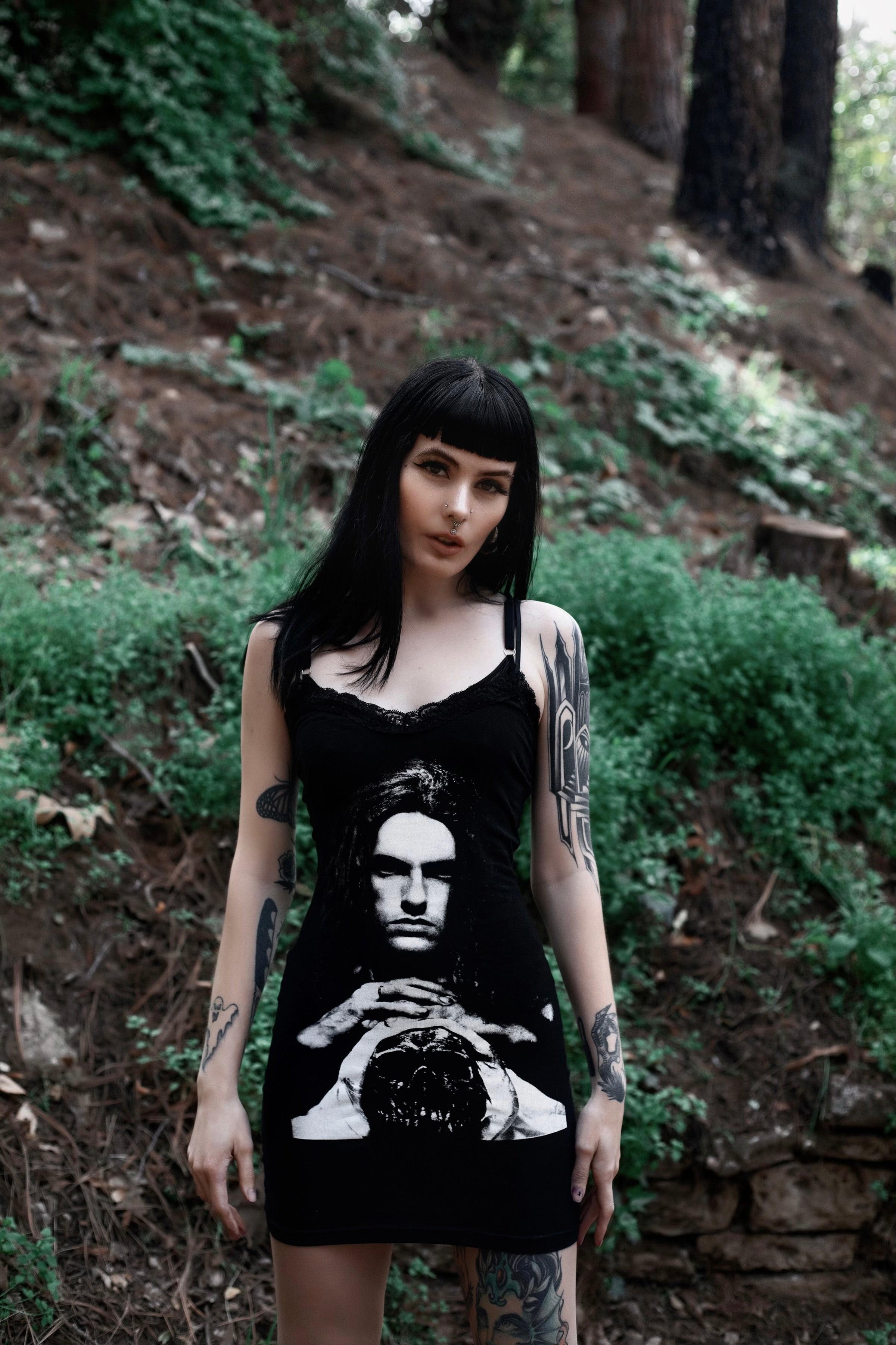 Vera's Eyecandy Peter Steele Lace Strap Dress