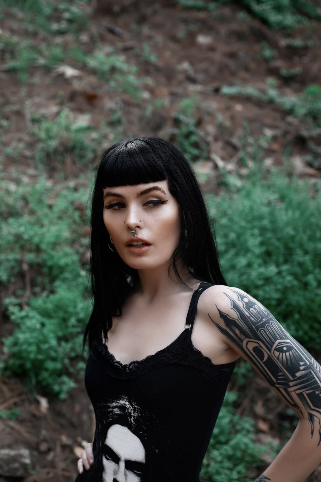 Vera's Eyecandy Peter Steele Lace Strap Dress