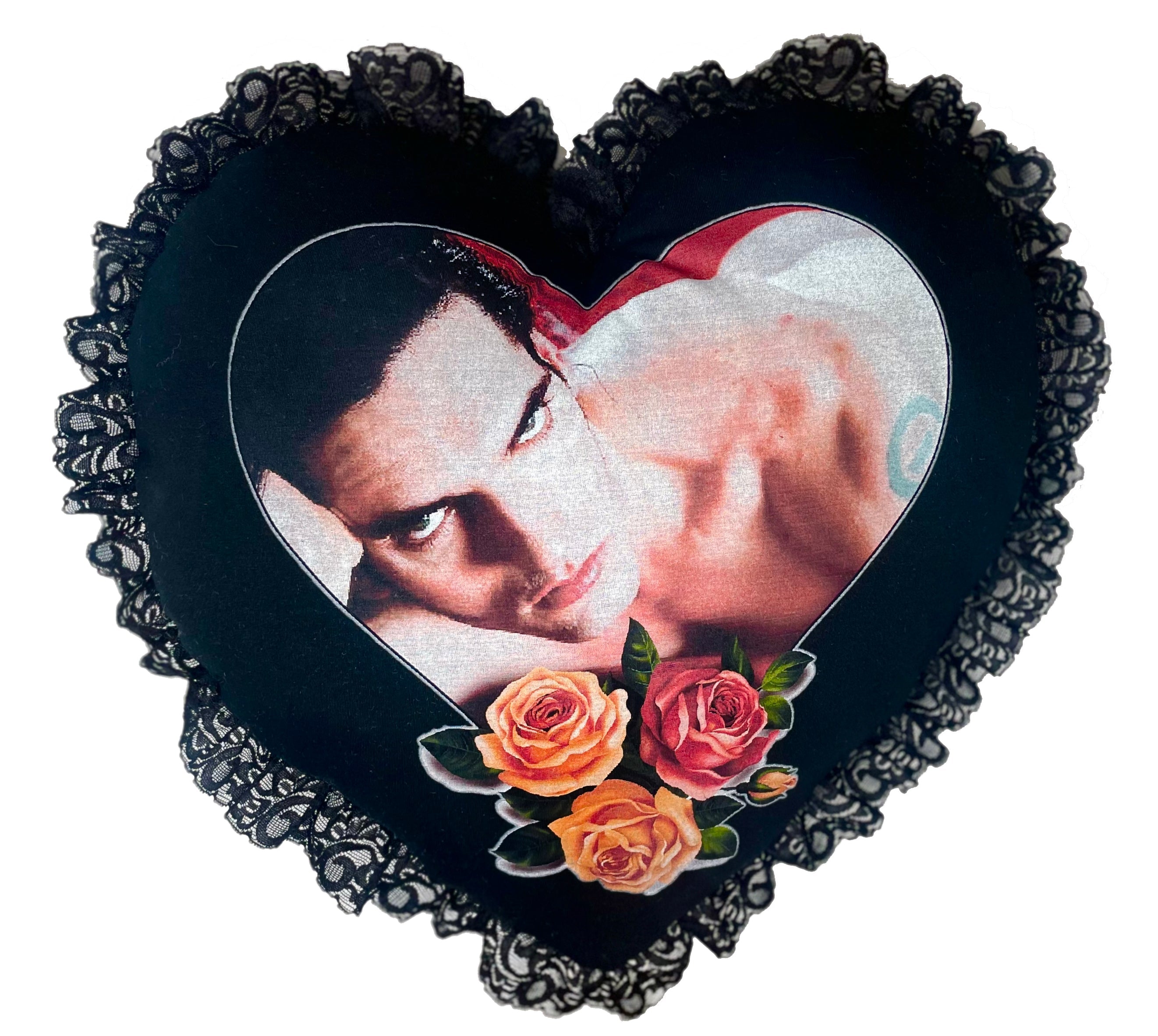 Vera's Eyecandy Peter Steele Throw Pillow