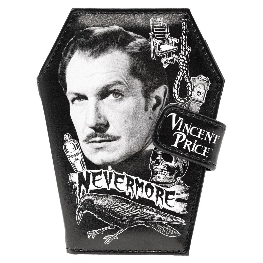 Kreepsville 666 Vincent Price Nevermore Coffin BiFold Wallet