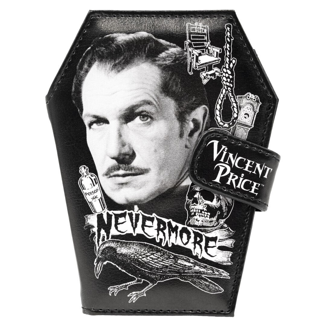 Kreepsville 666 Vincent Price Nevermore Coffin BiFold Wallet