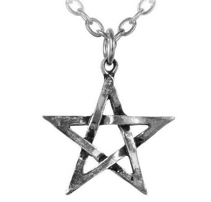 Alchemy Gothic Interwoven Pentagram Pendant P58
