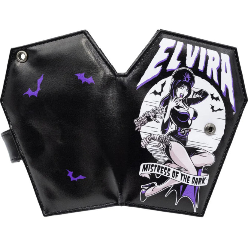 Kreepsville 666 Elvira Coffin Monster Hands BiFold Wallet