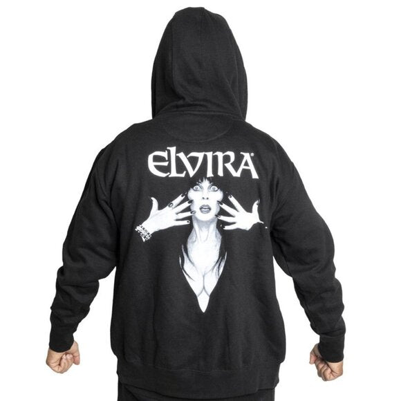 Kreepsville 666 Elvira Classic Logo Black Hoodie