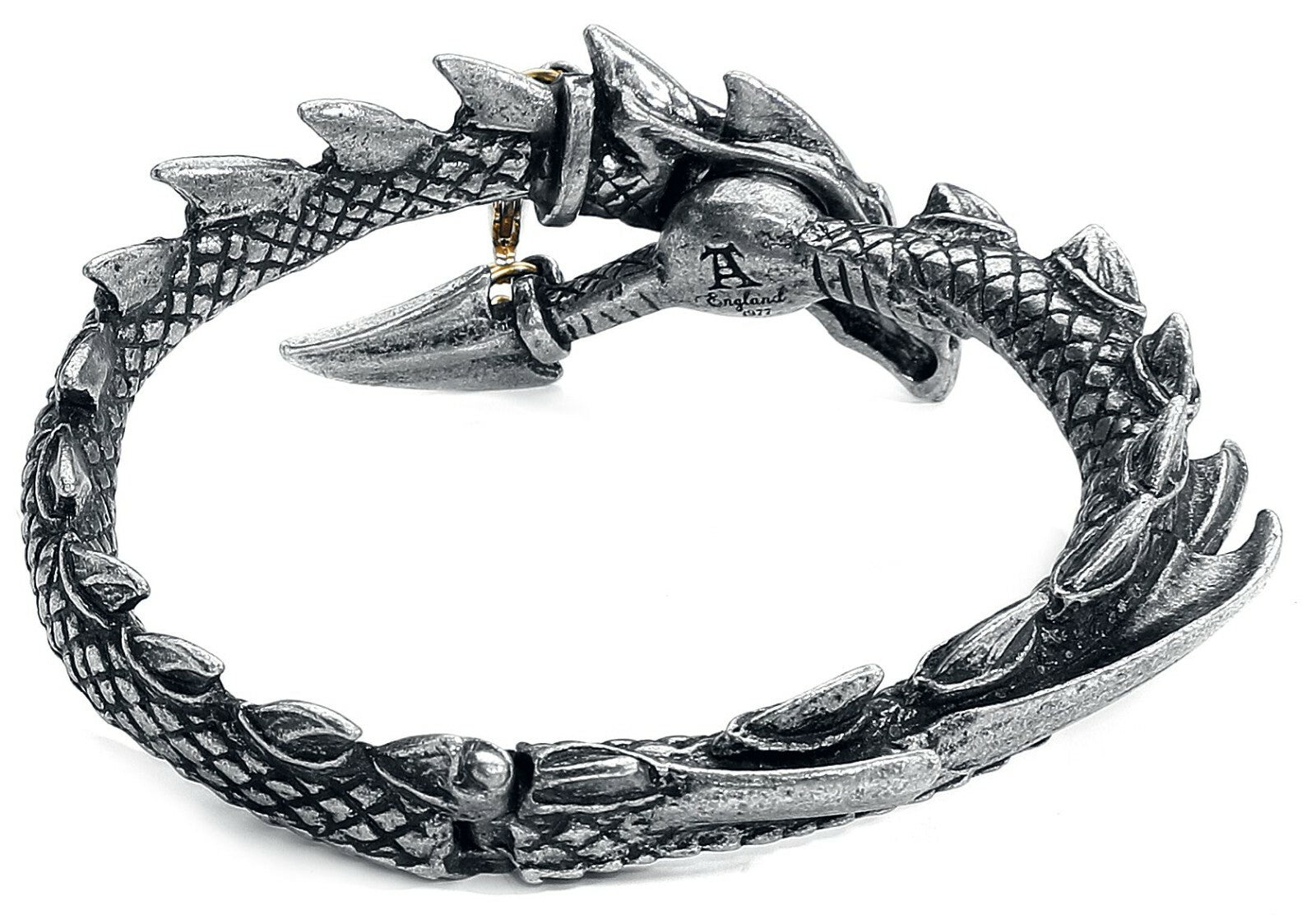 Alchemy Gothic Dragons Lure Bangle Bracelet A124