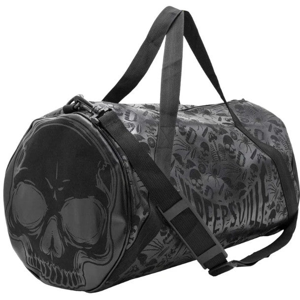 Kreepsville 666 Black Skull Duffle Zip Bag
