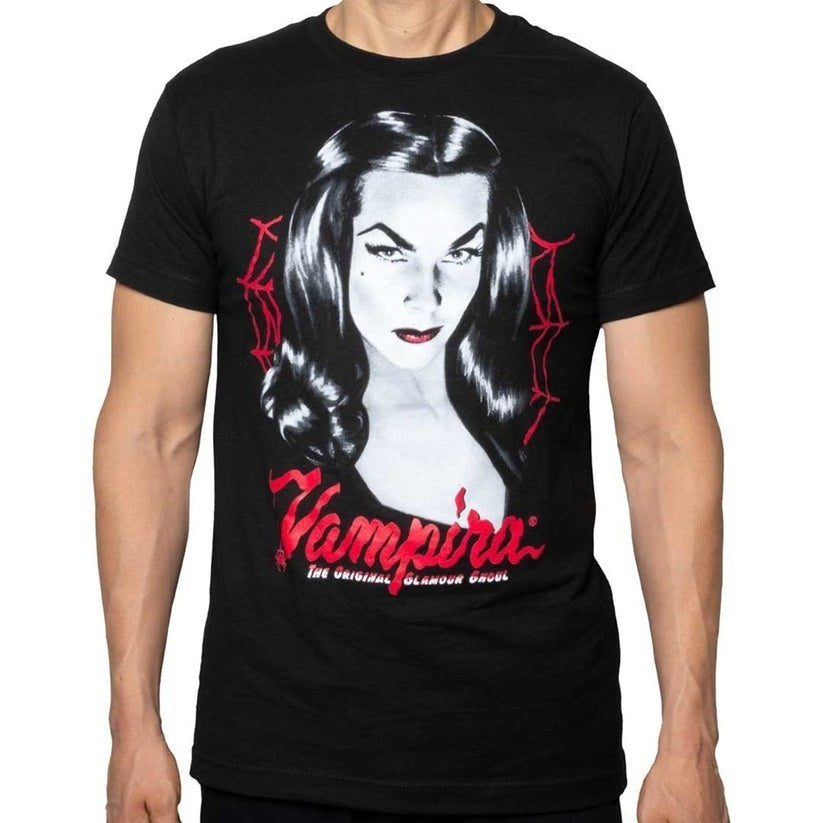 Kreepsville Vampira Red Web Tee