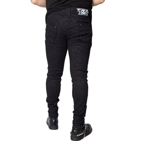 Kreepsville 666 Men's Halloween Icons Stretch Jeans