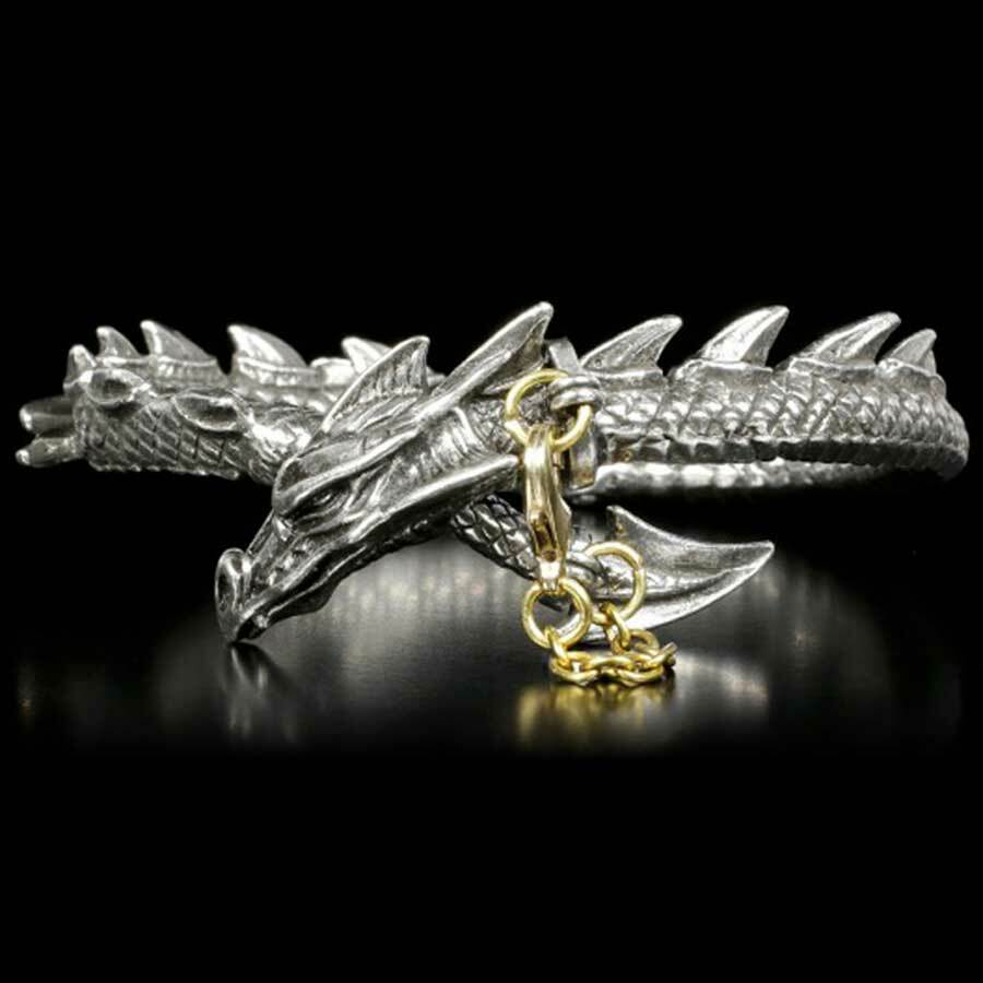 Alchemy Gothic Dragons Lure Bangle Bracelet A124