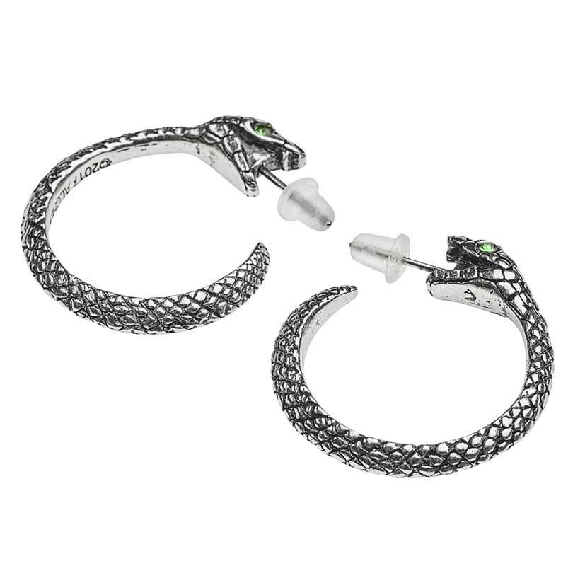 Alchemy Gothic Sophia Serpent Earrings E403