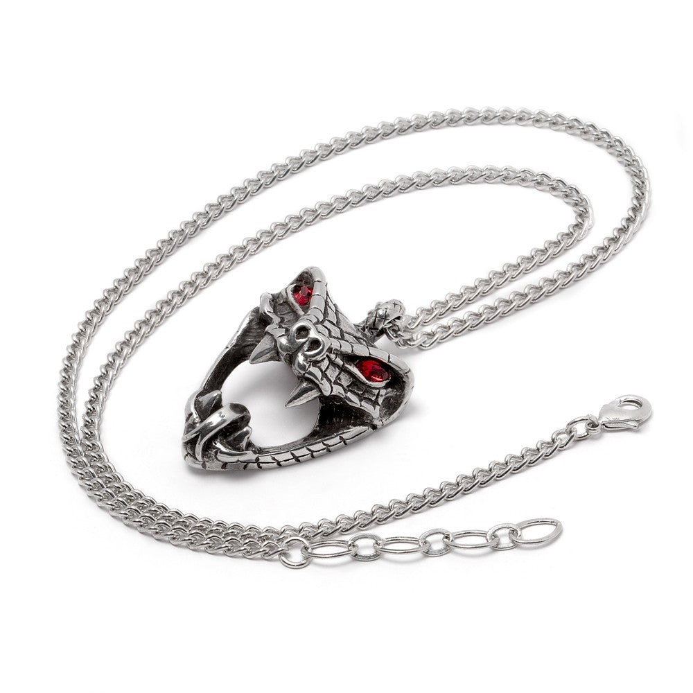 Alchemy Gothic Snake Bite Naeddre Necklace P1006