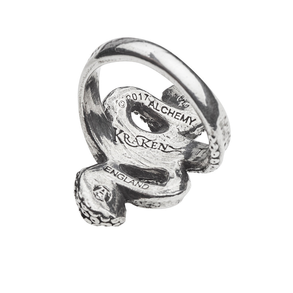 Alchemy Gothic Kraken Tentacles Ring R221