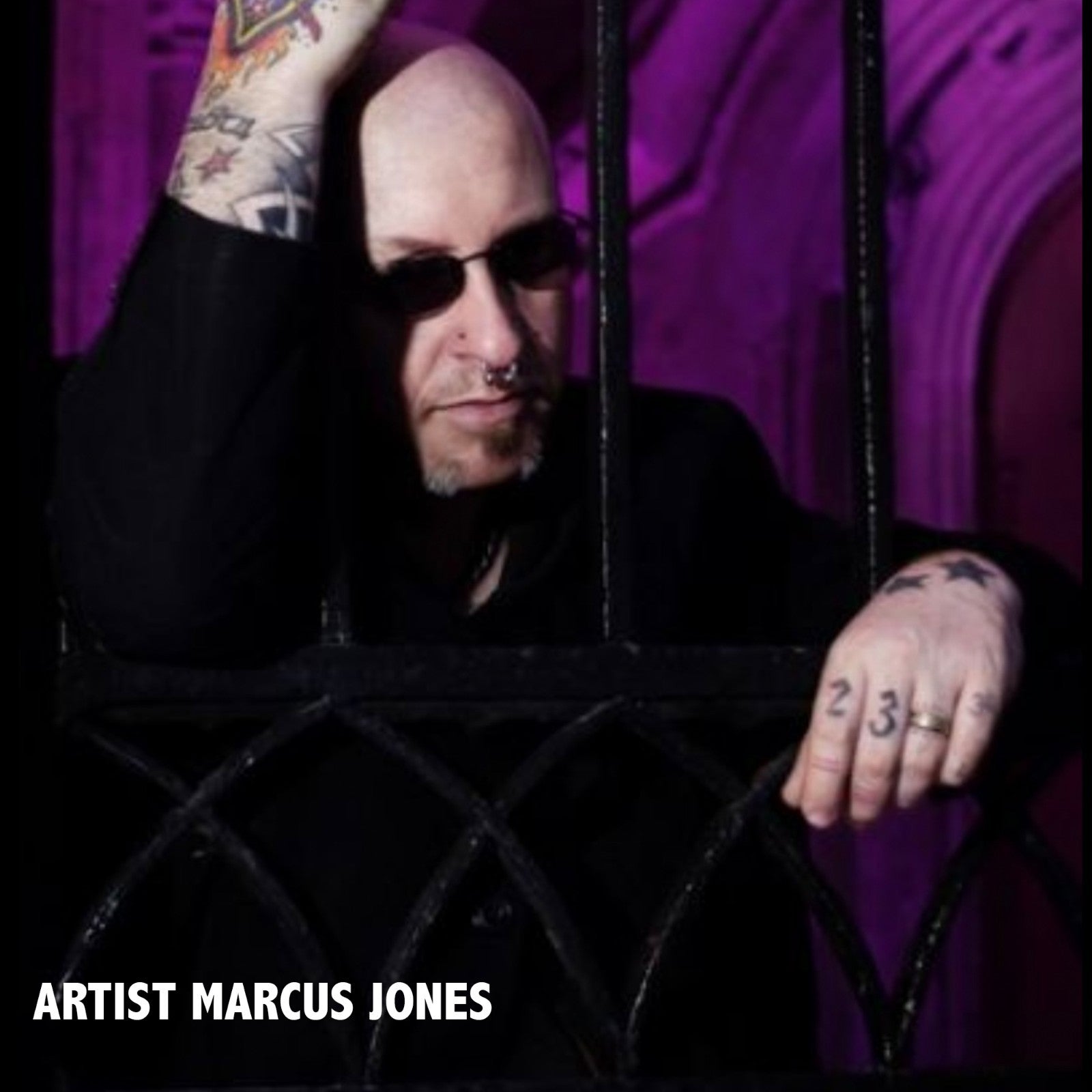 Lowbrow Art Gomez Mugshot Black Tee