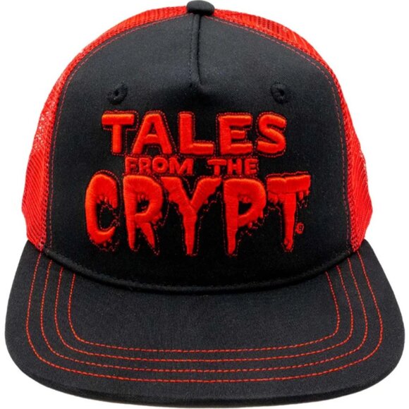 Kreepsville 666 Tales From The Crypt Black Red Snapback Cap