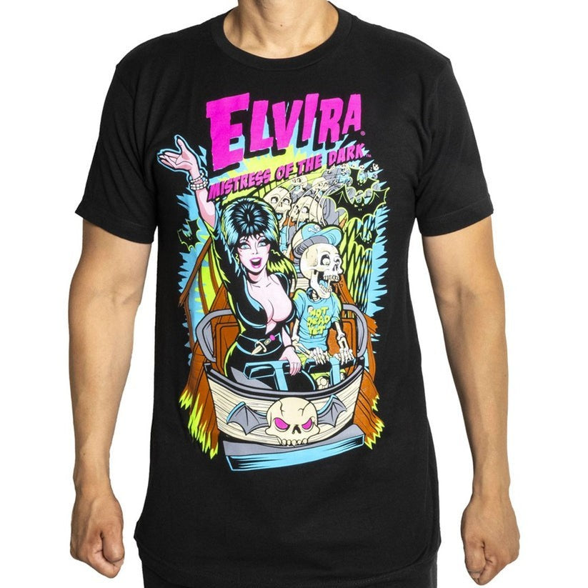 Kreepsville 666 Elvira Ghostcoaster Carnival Tee