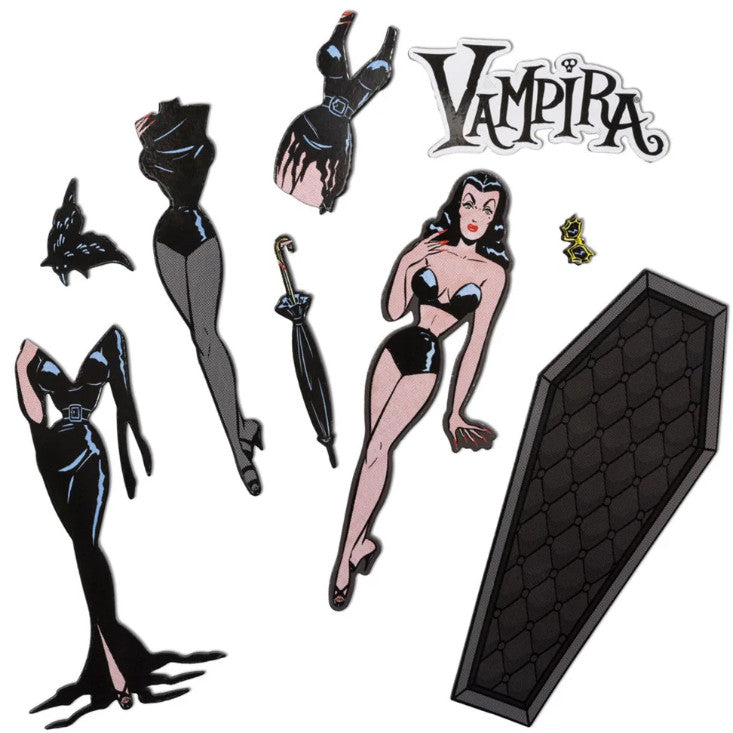 Kreepsville 666 Vampira Glamour Ghoul Dress Up Magnet Set