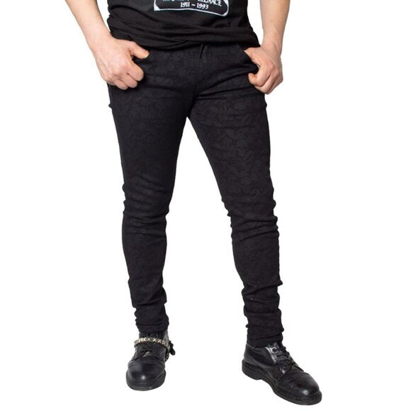 Kreepsville 666 Men's Halloween Icons Stretch Jeans