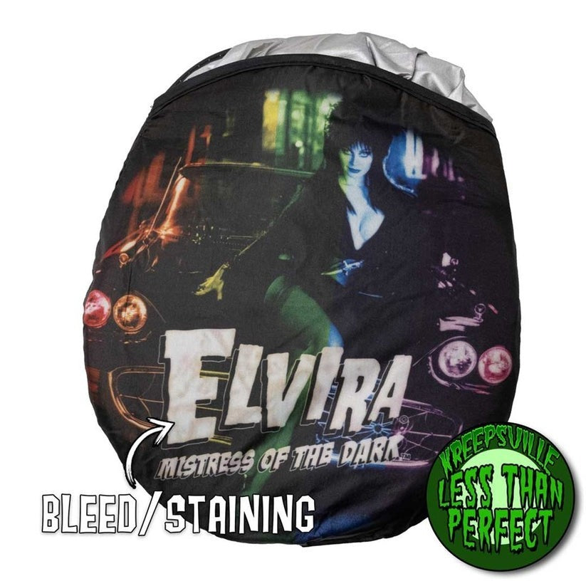 Kreepsville 666 Elvira Rainbow LESS THAN PERFECT Car Sun Visor