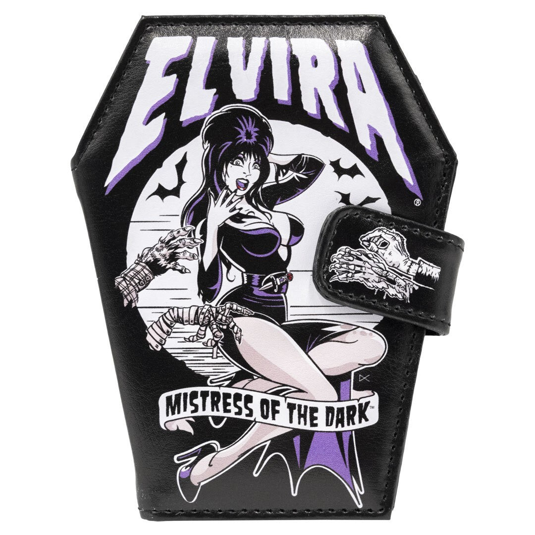 Kreepsville 666 Elvira Coffin Monster Hands BiFold Wallet