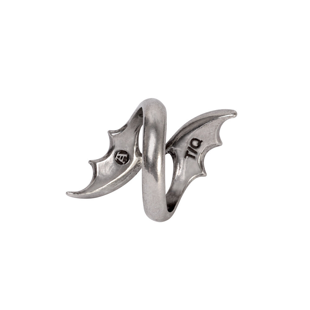 Alchemy Gothic A Night with Goethe Bat Wrap Ring R244