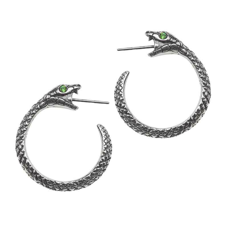 Alchemy Gothic Sophia Serpent Earrings E403