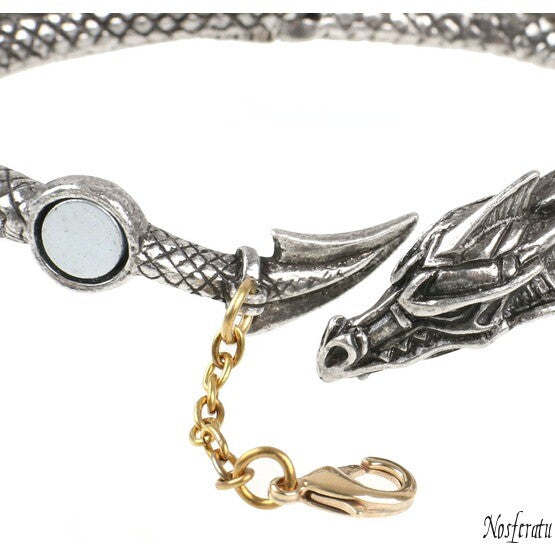 Alchemy Gothic Dragons Lure Bangle Bracelet A124