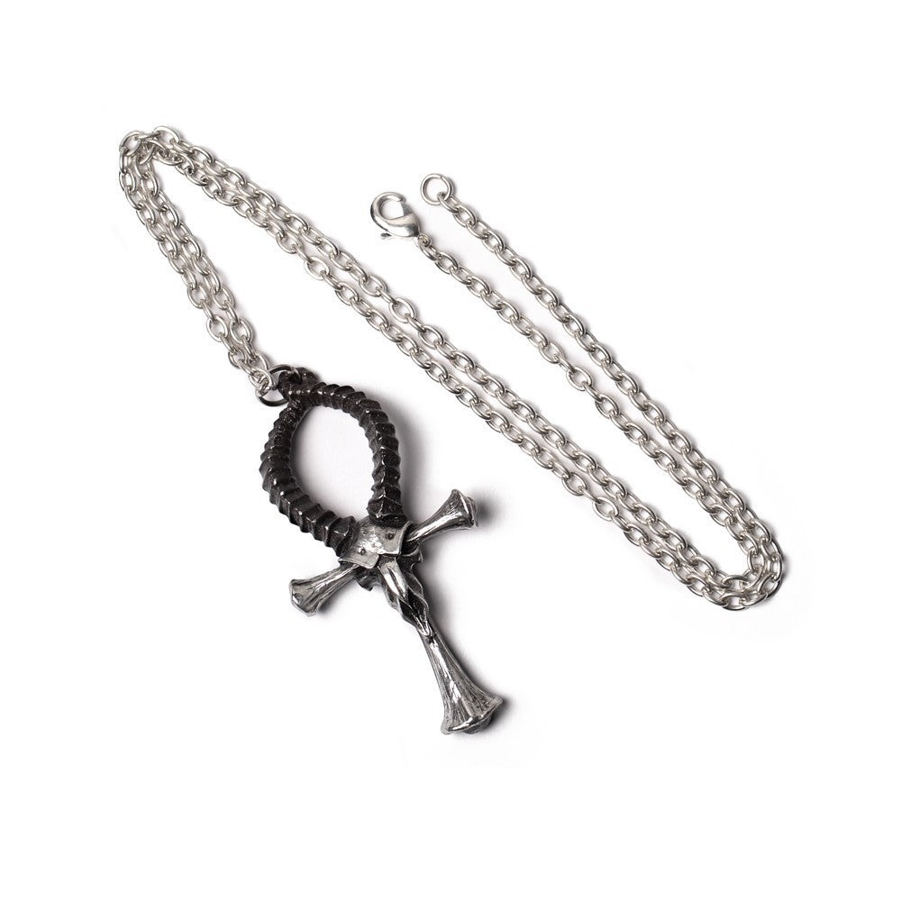 Alchemy Gothic Ankh of Ammon Pendant P973