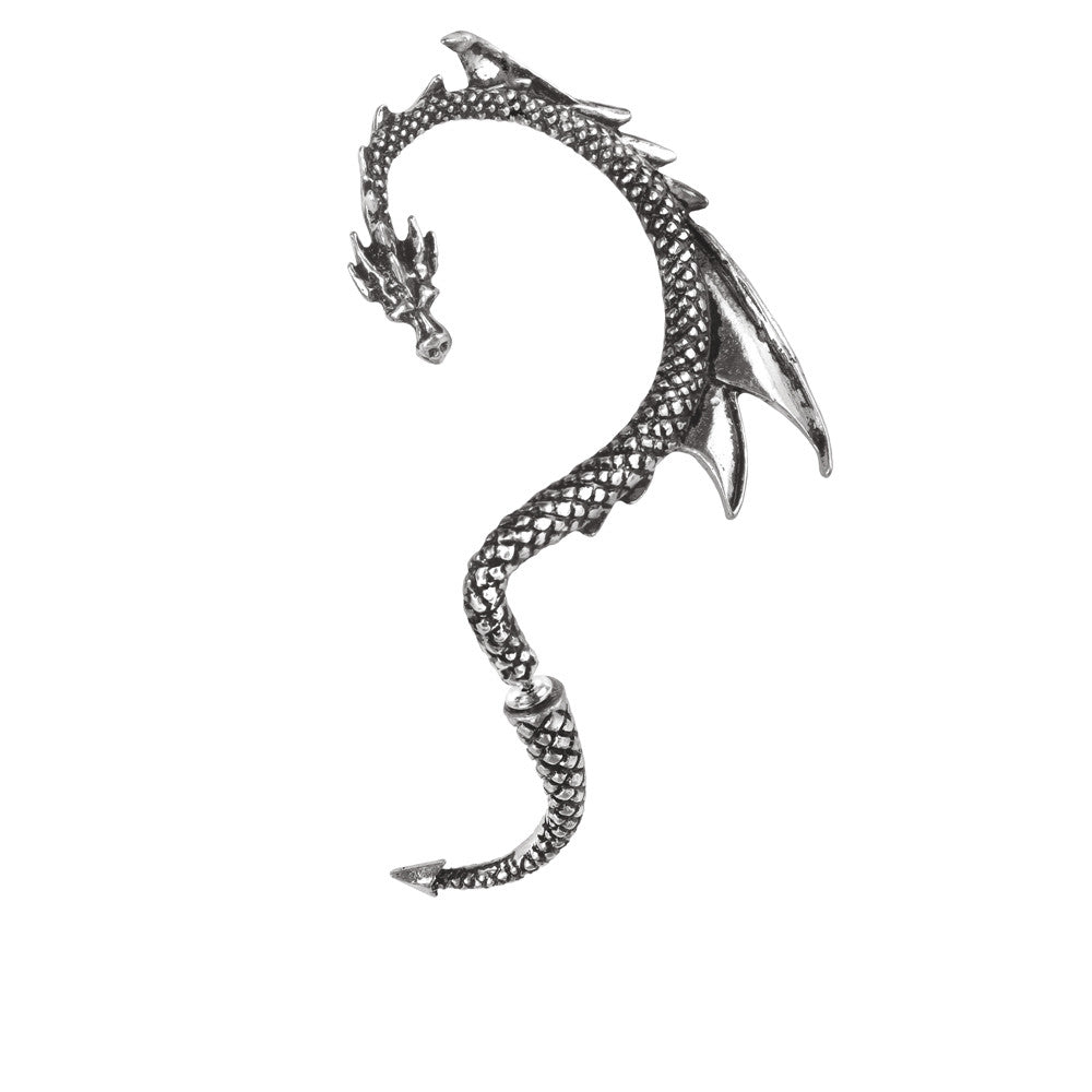 Alchemy Gothic The Dragons Lure LEFT * RIGHT * BLACK * PAIR Ear Wrap E274