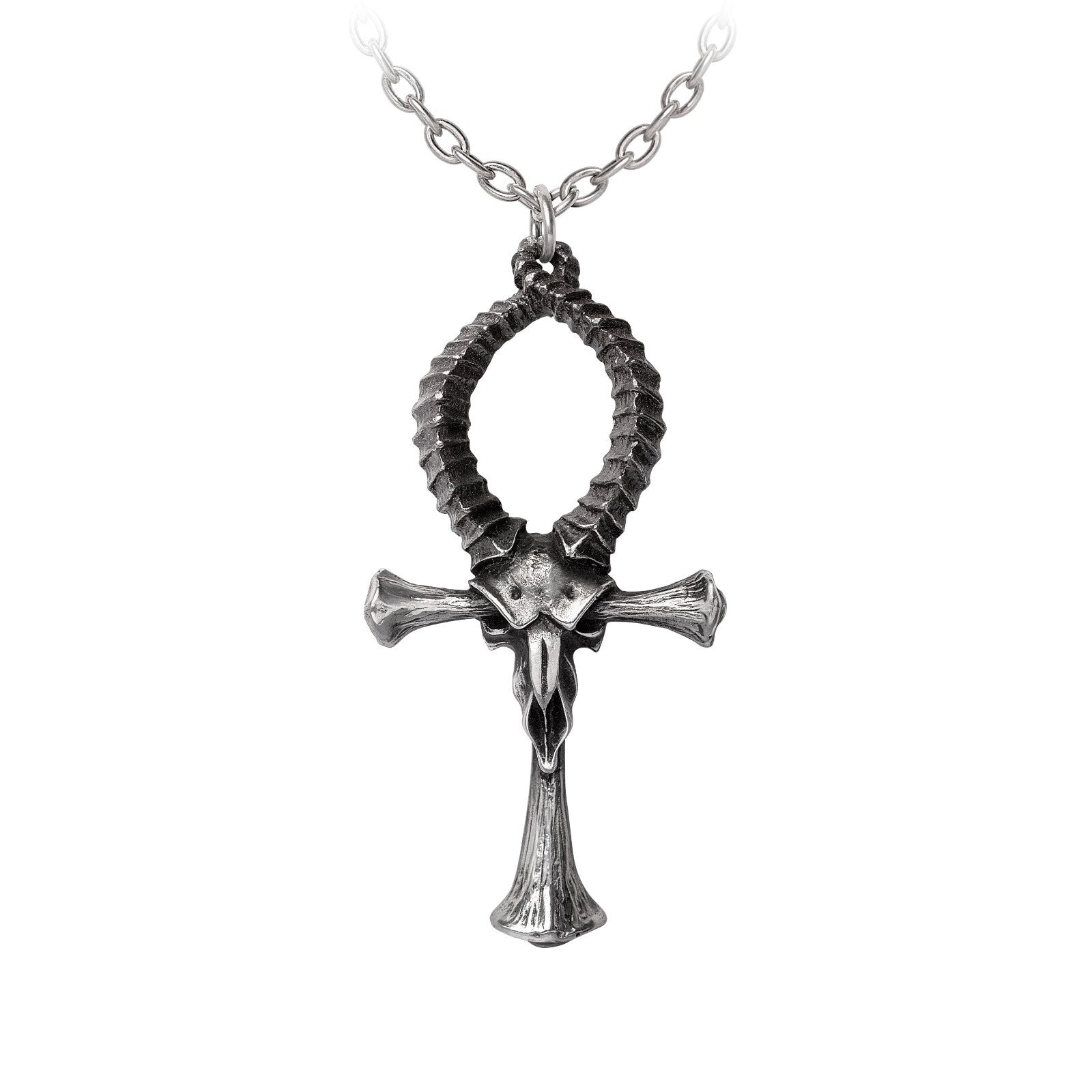 Alchemy Gothic Ankh of Ammon Pendant P973