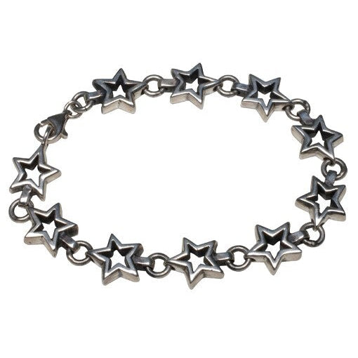Femme Metale Star Mini Sterling Hand Cast Silver Bracelet