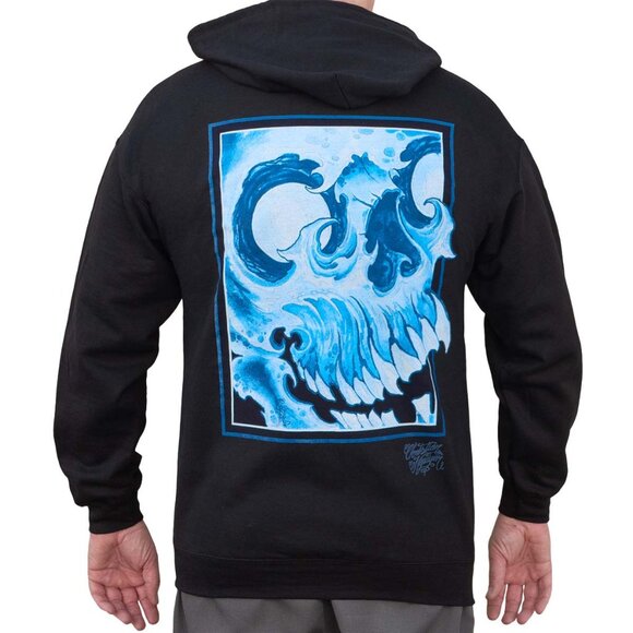 Black Market Art Nguyen Skull Japanese Tattoo Black Hoodie