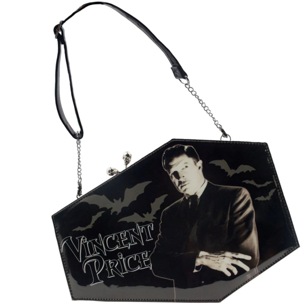 Kreepsville Vincent Price Kisslock Coffin Purse