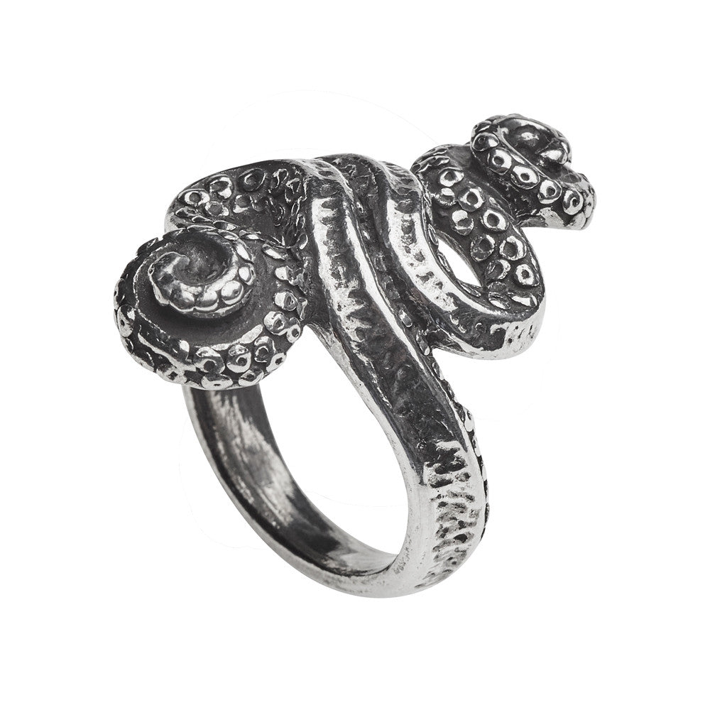 Alchemy Gothic Kraken Tentacles Ring R221