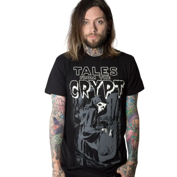 Kreepsville 666 Tales From The Crypt Black Tee
