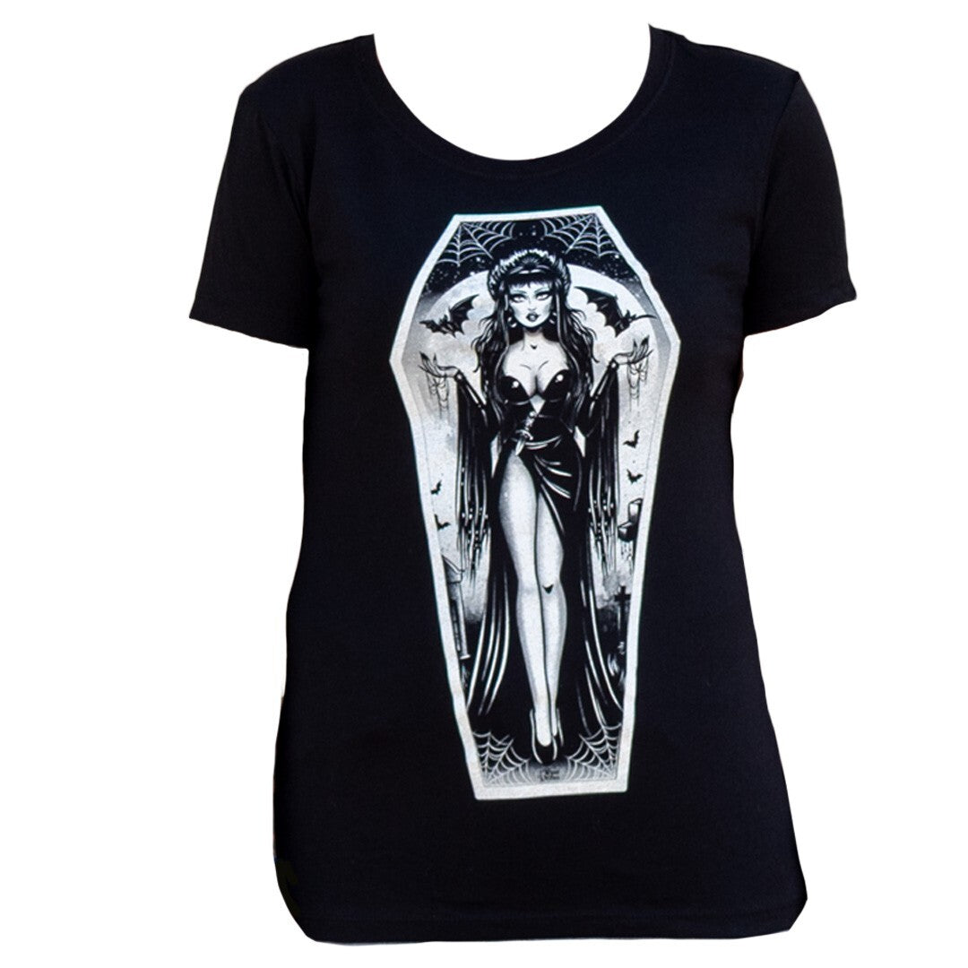 Lowbrow Art Mistress Vira Black Tee