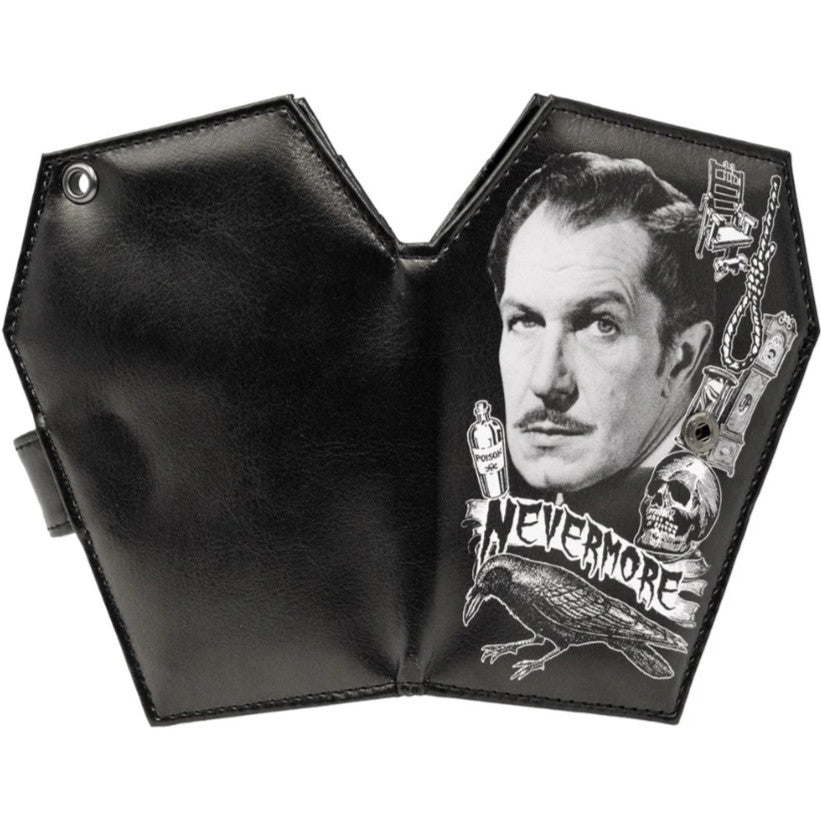 Kreepsville 666 Vincent Price Nevermore Coffin BiFold Wallet